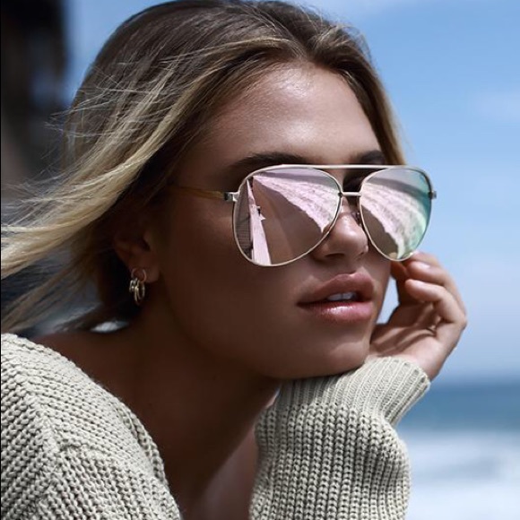 Blue Tint Quay Aviators - Picture 1 of 2